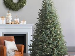Albero di Natale artificiale con luci LED trasparenti