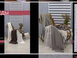 Bedding, kitchen and bath accessories made of natural corrugated, ecologically clean linen - фото 12