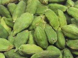 Cardamomo verde intero pulito