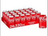Coca Cola Soft Drink / Original coca cola 330ml cans. Coca Cola bottle