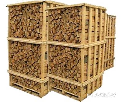 Дрова дубовые колотые сухие
