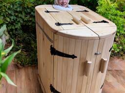 Mini sauna, botte di tiglio sauna in miniatura, sauna domestica, mini bagno turco