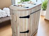 Mini sauna, botte di tiglio sauna in miniatura, sauna domestica, mini bagno turco - photo 1