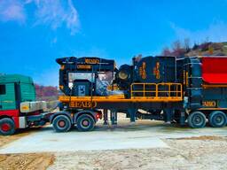 Mjk-110 мобильная щековая дробилка