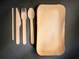 Посуда, палочки, тара из натуральной древесины. Цены от производителя.