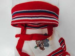 Шапочка и шарфик для детей из флиса