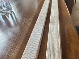 Solid oak and ash slats for beds.